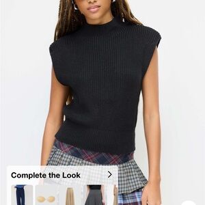 Cider Black Knit Top